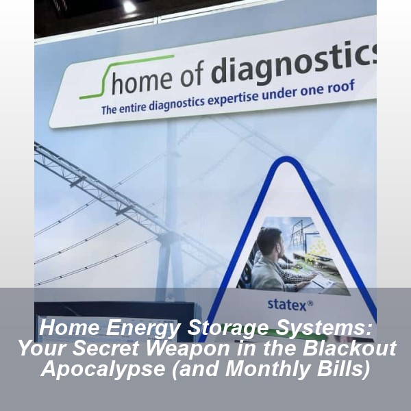 Home Energy Storage Systems: Your Secret Weapon in the Blackout Apocalypse (and Monthly Bills)